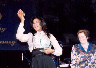 Natalie Cole and Adele Smithers